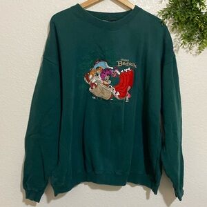 Flinstones Visit Bedrock Warner Bros. Vintage Sweatshirt SIze XL